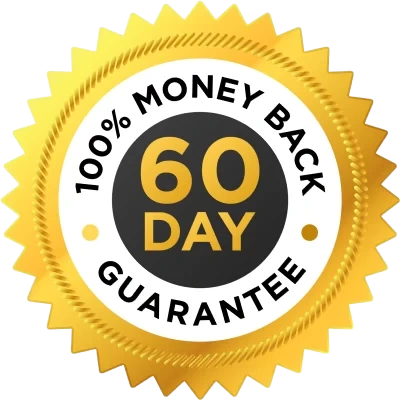 60-Day Money Back Guarantee badge